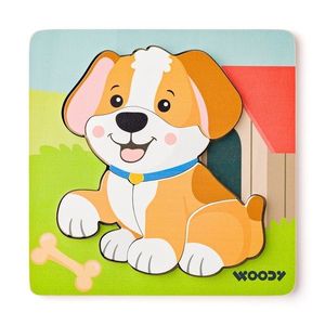 Woody Puzzle Baby Psík vyobraziť