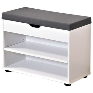Kesper 15914 Botník s podsedákom, biela, 60 x 45 x 30 cm vyobraziť