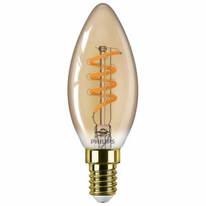 Philips LED filament žiarovka E14 B35 2, 5W (15W) 1800K stmievateľná, jantárová vyobraziť