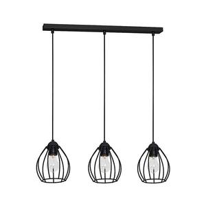 Luster STAR 3xE27/60W/230V čierny vyobraziť