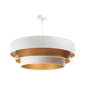 Luster na lanku TRINITI 1xE27/60W/230V biela/zlatá vyobraziť