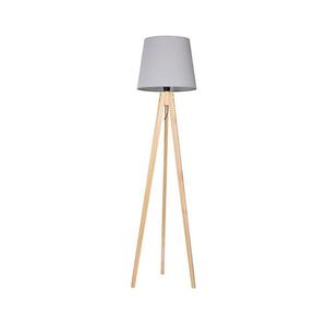 Stojacia lampa CONE 1xE27/60W/230V borovica šedá vyobraziť