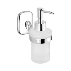 Aqualine Aqualine - Nástenný dávkovač mydla RUMBA 160 ml mliečne sklo/lesklý chróm vyobraziť