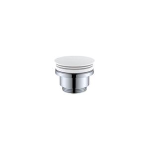 BATH DELUXE BATH DELUXE 33-004-05-01-04 - Umývadlový výpust RODBY pr. 6, 6 cm biela vyobraziť