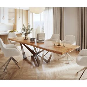 Jedálenský stôl Edge 300x100 cm XL prírodná akácia live vyobraziť