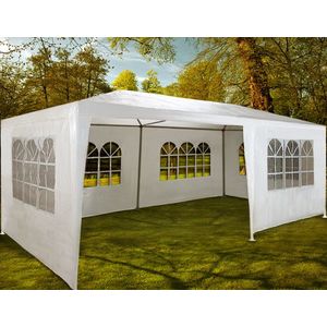 Záhradný altánok 3x6m biely SH06BI Dekorhome vyobraziť