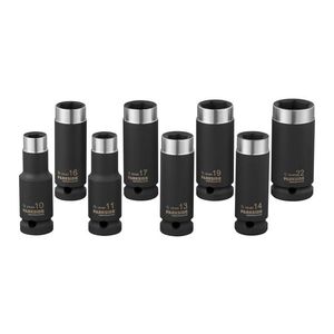 PARKSIDE PERFORMANCE® Súprava rázových nástrčných kľúčov, 8-dielna vyobraziť