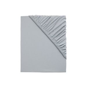 Emma Napínacia džersejová plachta, 90 – 100 x 200 cm (sivá) vyobraziť