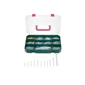 PARKSIDE® Háčiky/Káblové spony/Klince/Príchytky (súprava klincov, 1 470-dielna) vyobraziť