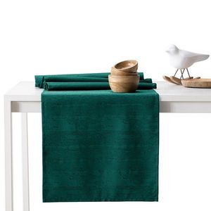 Běhoun na stůl AmeliaHome VESTA 30x160 cm láhvově zelený vyobraziť