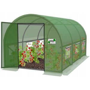 Fóliovník se 3 segmenty TOMMEN 400x250x200 cm zelený vyobraziť