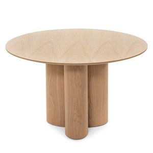 Jídelní stůl kulatý Avas 121 cm dub přírodní vyobraziť