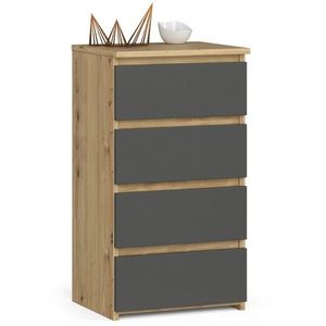 Komoda CL4 40 cm dub artisan/grafitově šedá vyobraziť