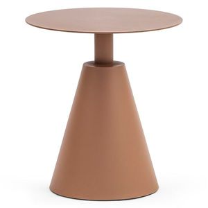 Kulatý zahradní stůl Piretto 50 cm červený vyobraziť