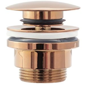 Umývadlový výpust Rea click-clack rose gold vyobraziť