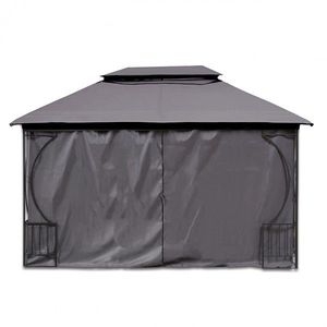 Záhradný pavilón BETH 3x4 m sivý vyobraziť