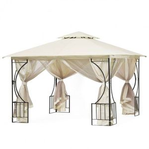 Záhradný pavilón BETH s moskytiérou 3x4 m béžový vyobraziť