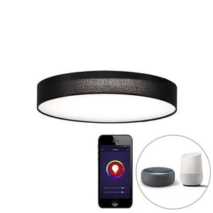 Inteligentné stropné svietidlo čierne 40 cm vrátane LED RGB - Taiko vyobraziť