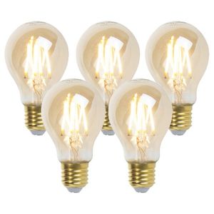 Sada 5 stmievateľných LED žiaroviek Goldline 5W 380lm 2200K vyobraziť