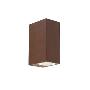 Priemyselná nástenná lampa hrdzavohnedá 2-svetlá IP44 - Baleno vyobraziť