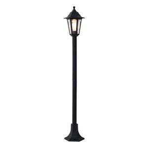 Klasické vonkajšie stĺpikové svietidlo čierne 122 cm IP44 - New Haven Hammered vyobraziť