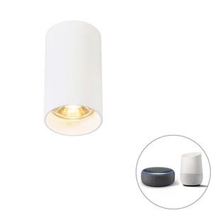 Inteligentné moderné bodové svetlo biele vrátane WiFi žiarovky GU10 - Tuba vyobraziť