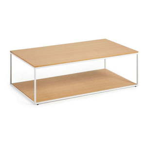 Svetlo prírodný konferenčný stolík s doskou v dubovom dekore 60x110 cm Yoana – Kave Home vyobraziť