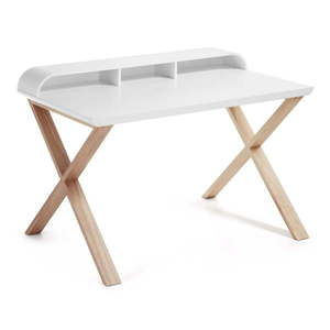 Pracovný stôl so sekretárom 79x120 cm – Kave Home vyobraziť