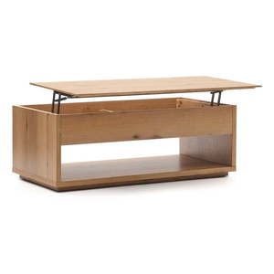 Konferenčný stolík v dekore duba v prírodnej farbe 60x120 cm Alguema – Kave Home vyobraziť