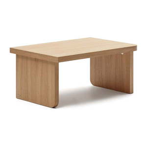 Konferenčný stolík v dekore duba v prírodnej farbe 89x62 cm Oaq – Kave Home vyobraziť