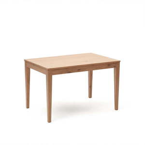 Rozkladací jedálenský stôl s prídavnou doskou v dekore duba 80x120 cm Yain – Kave Home vyobraziť