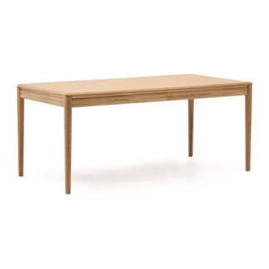 Rozkladací jedálenský stôl s prídavnou doskou v dekore duba 90x160 cm Lenon – Kave Home vyobraziť
