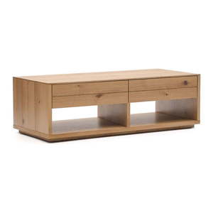 Konferenčný stolík v dekore duba v prírodnej farbe 60x140 cm Alguema – Kave Home vyobraziť