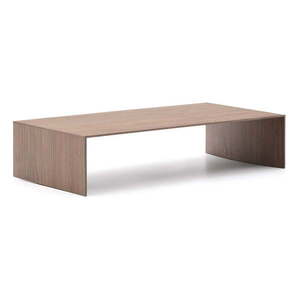 Tmavo prírodný konferenčný stolík v dekore orecha 70x140 cm Litto – Kave Home vyobraziť