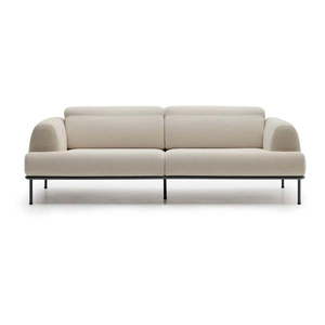 Béžová pohovka z textílie buklé 234 cm Aurum – Kave Home vyobraziť