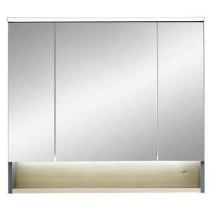 Sivá/v prírodnej farbe kúpeľňová skrinka v dekore borovice 72x80 cm Quickset 394 – Pelipal vyobraziť