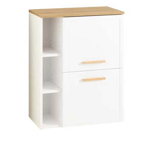 Biela nízka/závesná kúpeľňová skrinka 77x60 cm Quickset 383 – Pelipal vyobraziť