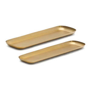 Tácky v súprave 2 ks z nehrdzavejúcej ocele 12, 5x41 cm Aruc – Kave Home vyobraziť