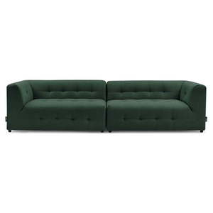 Tmavozelená pohovka 324 cm Kleber - Bobochic Paris vyobraziť