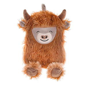 Hnedý termofor z mikroplyšu 700 ml Highland Cow – Sass & Belle vyobraziť