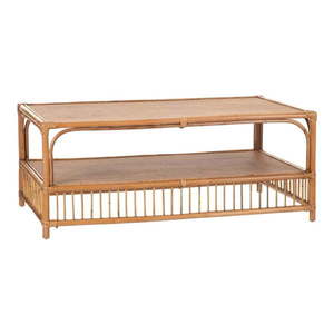 Ratanový konferenčný stolík v prírodnej farbe 64x110 cm – Ixia vyobraziť