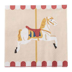 Papierové obrúsky v súprave 20 ks 33x33 cm Merry-go-round – Bloomingville vyobraziť