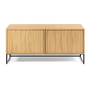 TV stolík v dekore duba v prírodnej farbe 112x51x42 cm Taiana – Kave Home vyobraziť