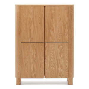 Skrinka v dekore jaseňa v prírodnej farbe 100x134x40 cm Salaya – Kave Home vyobraziť