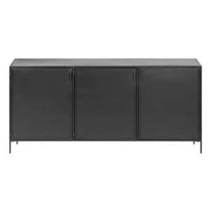 Čierna oceľová komoda 160x72x35 cm Shantay – Kave Home vyobraziť