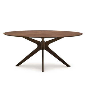 Jedálenský stôl s doskou v dekore orechového dreva 110x180 cm Naanim – Kave Home vyobraziť
