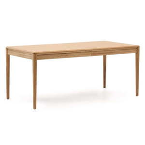 Rozkladací jedálenský stôl s prídavnou doskou v dekore duba 90x160 cm Lenon – Kave Home vyobraziť