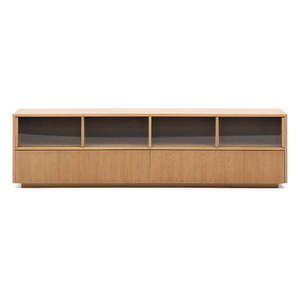 TV stolík v dekore duba v prírodnej farbe 200x54x40 cm Helvine – Kave Home vyobraziť