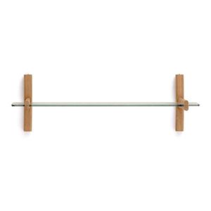 Sklenený modulárny policový systém v prírodnej farbe 90x28x30, 5 cm Sitra – Kave Home vyobraziť