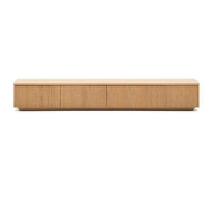 TV stolík v dekore duba v prírodnej farbe 200x30x40 cm Helvine – Kave Home vyobraziť